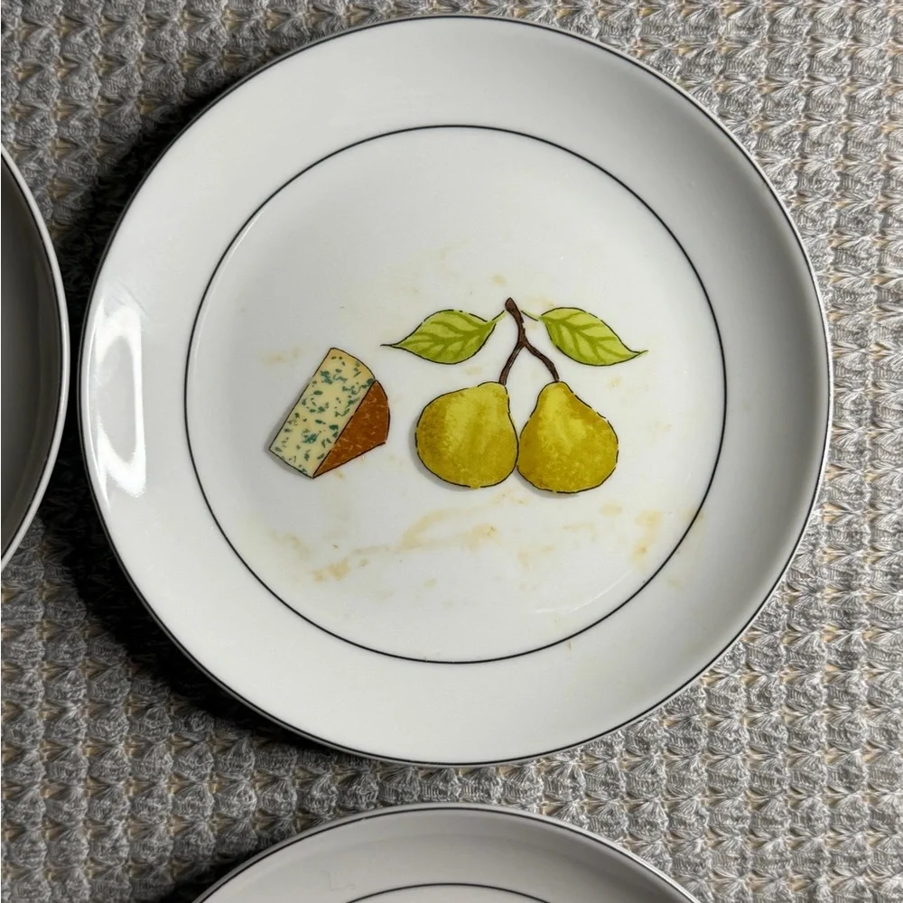 Crate&Barrel Fruit Fromage by Nancy Green Appetizer Plates